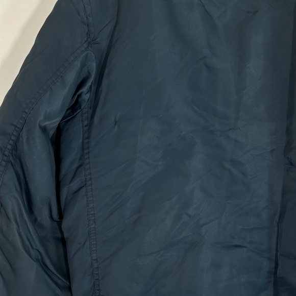 Vintage Harry Fox Intermediate Flyer USAF Satin Reversible Jacket MA-1 Mens Sz L - Picture 12 of 13